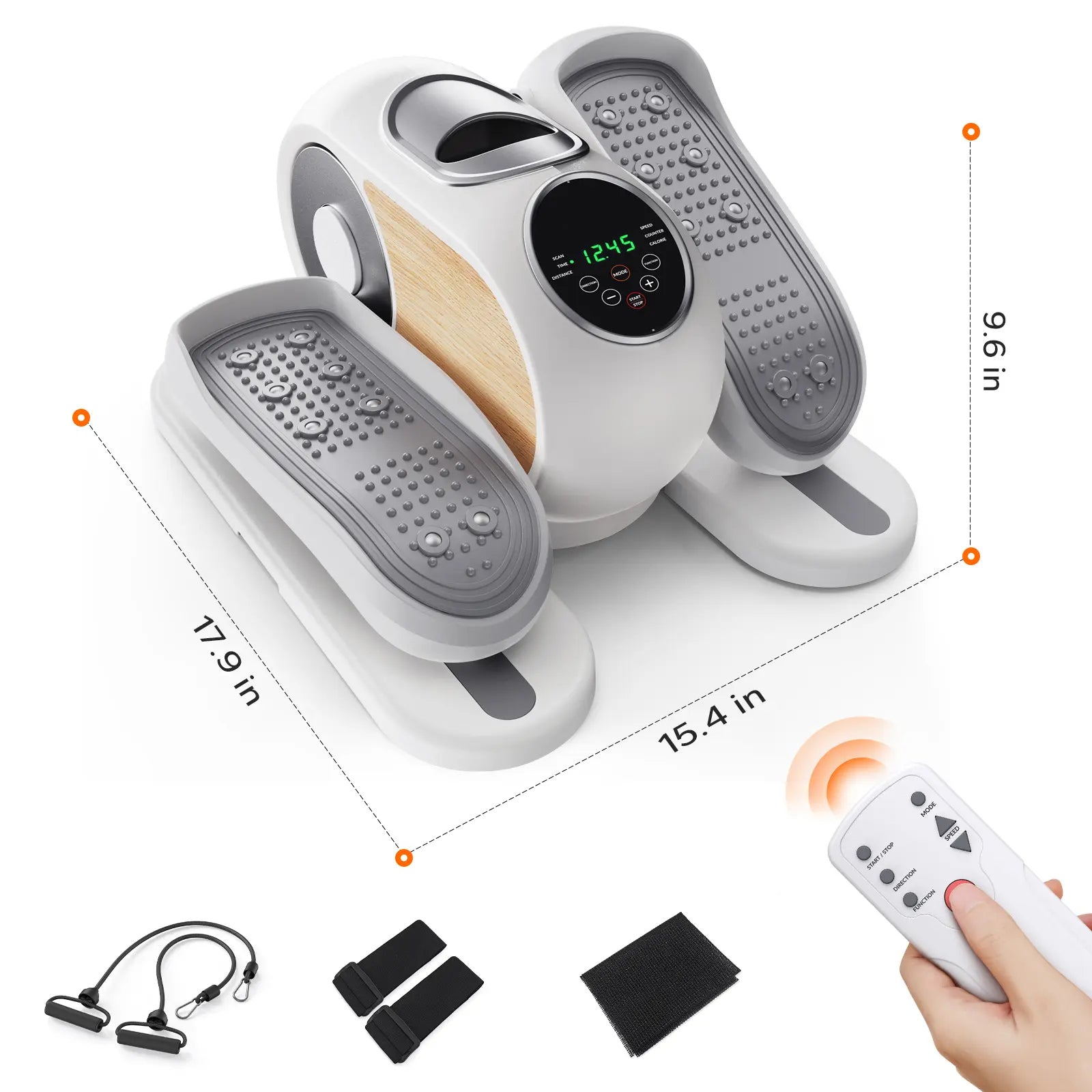 Under Desk Elliptical Machine with Remote Control